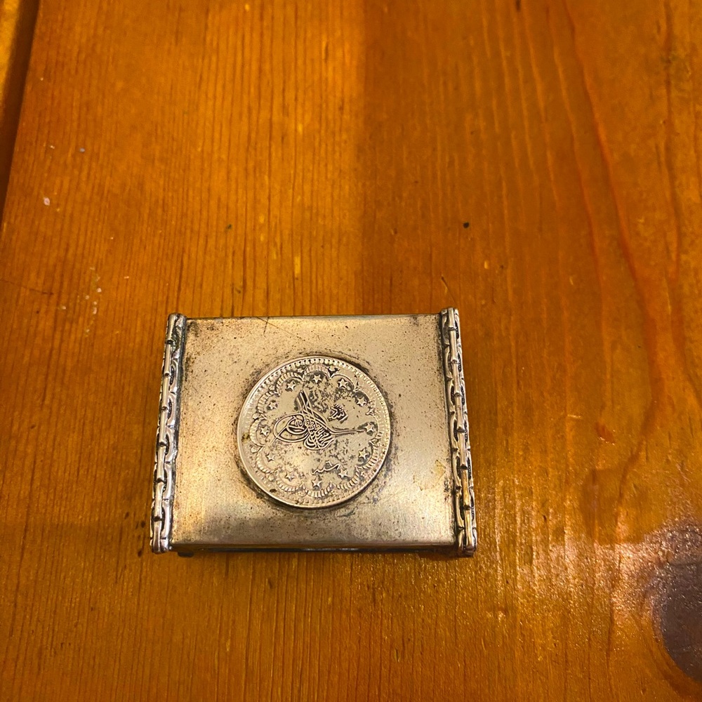Antique Celtic Matchbox Cover